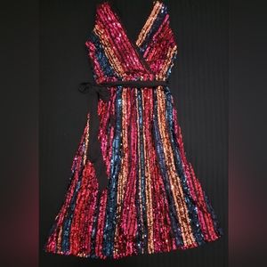 Sequined Julia Jordan size 8 dress